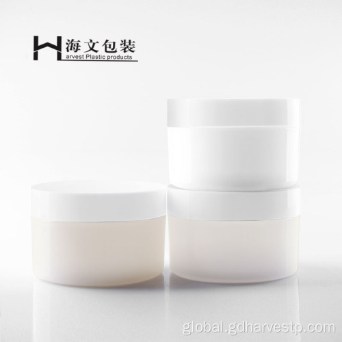 Plastic Round Cosmetic Cream Jar PP Plastic Round Cosmetic Care Cream Jaram jar Supplier